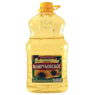 Масло Мамруковское подсолнечное рафинированное дезодорированное 5л